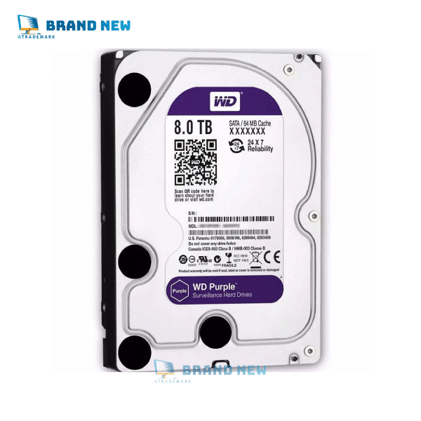 Western Digital Purple 8TB 3.5 Inch Internal Hard Drive