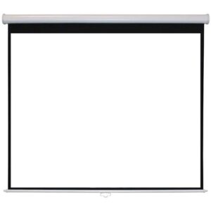 Motorized Projection Screen Electric Roll Up Projector Screen With Remote 213 X 213 cm ( 84 Inch Diagonal)