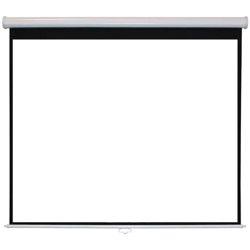 Portable Manual Wall Screen Pull Down Projector Screen 300 x 300 cm (120 Inch Diagonal)