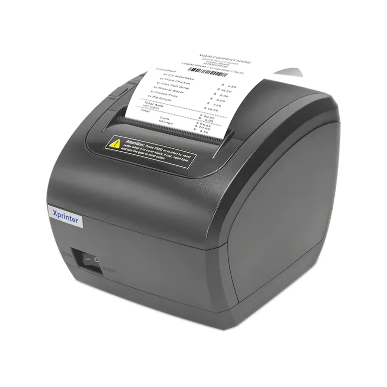 Xprinter XP-Q838L 80mm Thermal Receipt Printer High-Speed 300mm/s USB LAN Auto Cutter