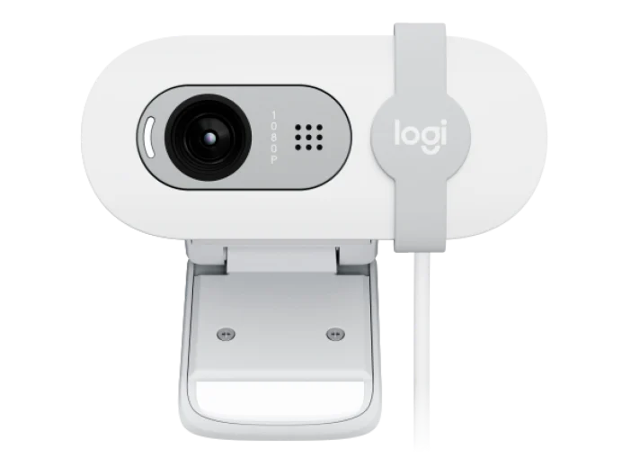 LOGITECH- Brio 100 Full HD Webcam - OFF-WHITE - USB