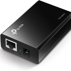 TP-LINK TL-PoE150S PoE Injector Adapter, IEEE 802.3af Compliant, up to 100 Meters (325 Feet),Gigabit -10/100/1000,Black