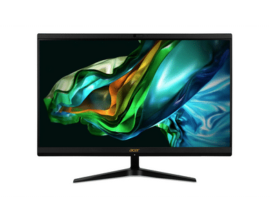 Acer Aspire C 24 All-in-One (C24-1750)- Intel Core I5-1240P- 8GB DDR4 Ram- 512GB SSD- Intel UHD Graphics- 23.8" Inch FHD- Dos- 1 Year Warranty-Black
