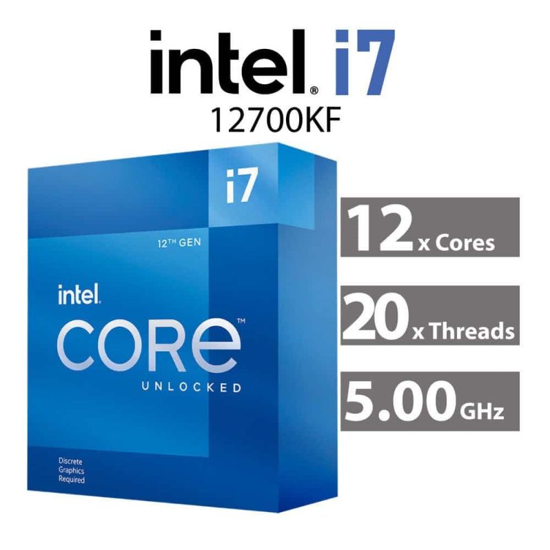 PC Gaming Bundle Intel Ci7-12700KF ASRock B660M-HDV RTX 4060 8GB 32GB RAM 256GB SSD Xigmatek 4Fan ARGB Gaming Case + 750W PSU, CPU RGB Cooler