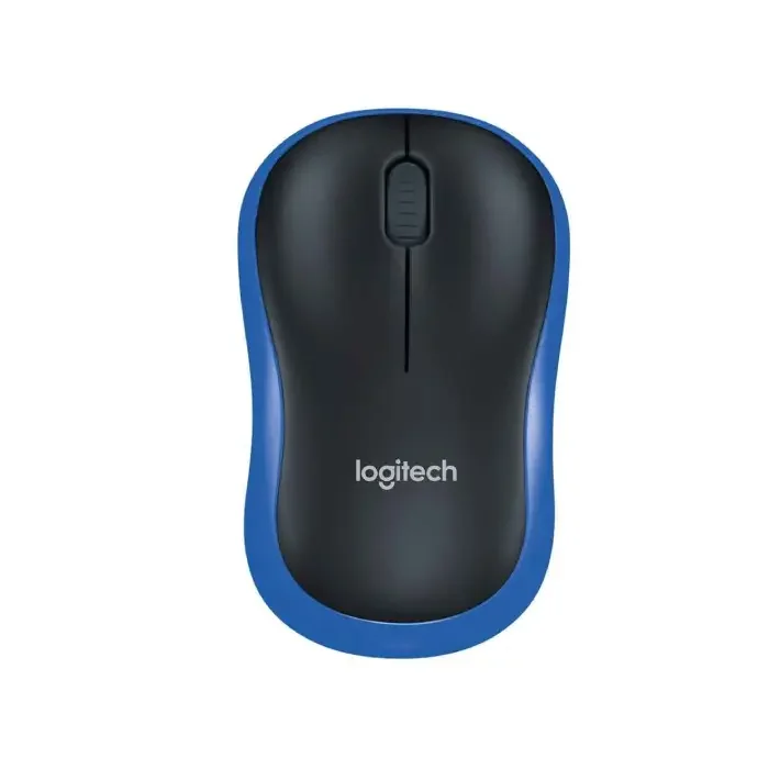 Logitech M185 Wireless Mouse Comfortable Blue