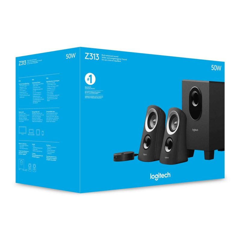 Logitech Z313 Speaker System with Subwoofer - Image 2