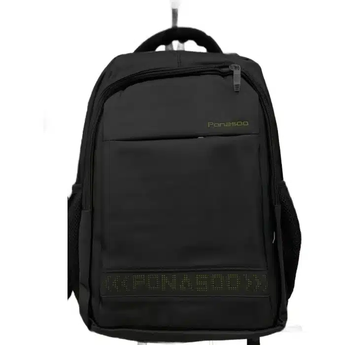 PONASOO 7162 15.6-Inch Laptop Backpack – Black