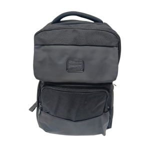 Trecker J-001 Laptop Backpack – Black, 5 Zippers, Multi-Compartment Durable Backpack for 15.6″ Laptops, Work & Daily Use