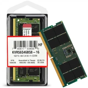 Kingston 16GB DDR5 5600MHz Laptop RAM – KVR56S46BS8-16 SO-DIMM Memory Module