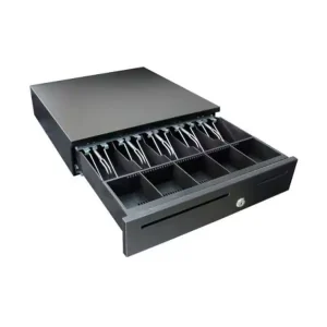 HMS 6.5K Cash Drawer – Heavy-Duty Metal POS Cash Register Drawer, RJ11 Interface, 5 Bill Slots, Secure Lock