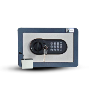 GDA Safe 20CM Compact Steel Security Safe Box for Cash, Jewelry and Documents