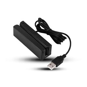 GDA MSR USB Magnetic Stripe Card Reader for POS Systems Plug-and-Play Card Swipe Reader