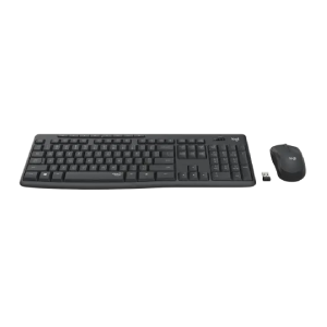 Logitech MK295 Silent Wireless Keyboard and Mouse Combo Graphite with SilentTouch Technology – 920-009801