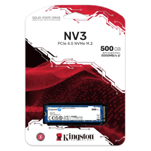 Kingston NV3 500GB NVMe PCIe 4.0 SSD M.2 2280 – SNV3S/500G